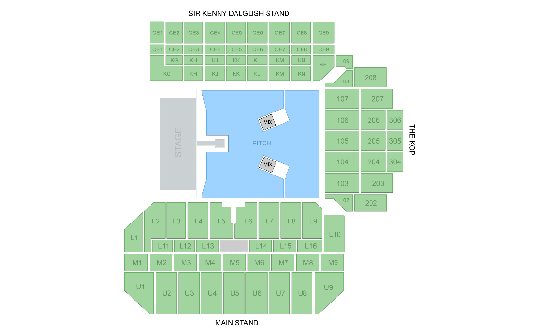 Anfield Stadium Liverpool Seating Plan