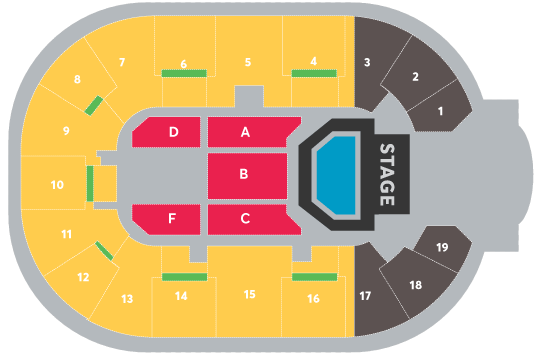 Motorpoint Arena Nottingham Seating Plan