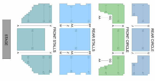 O2 Apollo Manchester Seating Plan