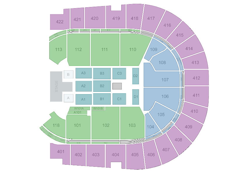 O2 Arena London Seating Plan