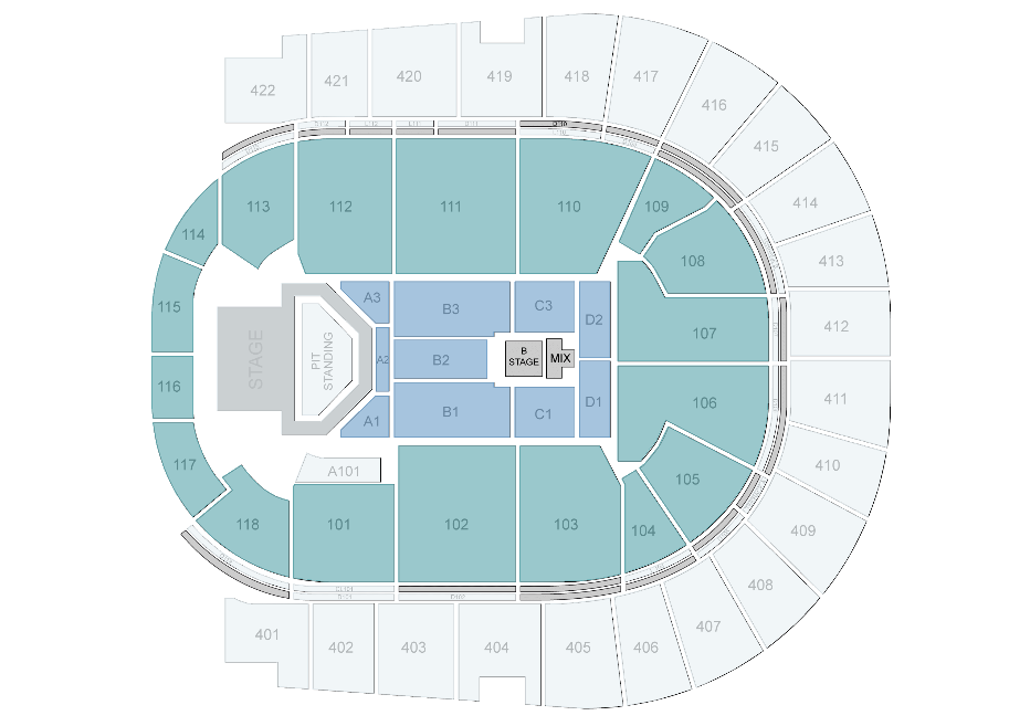 O2 Arena London Seating Plan